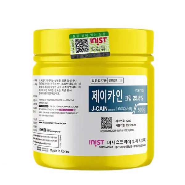 J-Cain 25.8% Numbing Cream（500g）